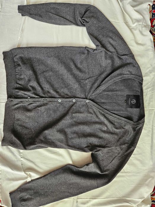 JACK&JONES PREMIUM grafitowy kardigan M