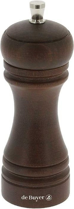 De Buyer Java 14cm Ciemnobrązowy Młynek Do Przypraw Ziół