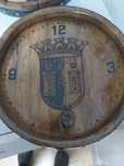Relogio feito de barril