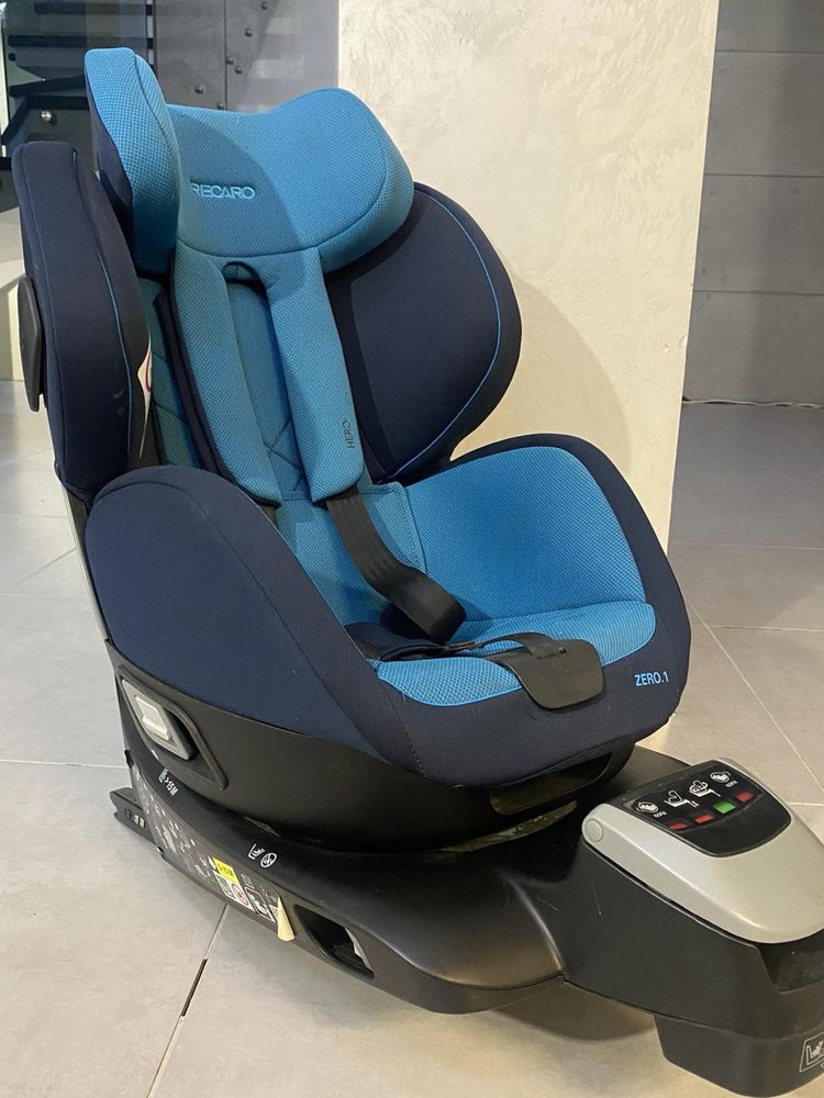 Автокрісло RECARO OptiaFix (Xenon Blue)