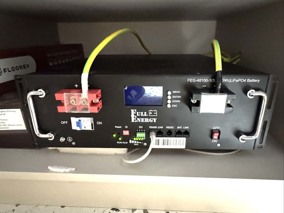 6000 циклів‼️5120Вт 48V 100А BMS аккумулятор LiFePo4 для инвертора ИБП