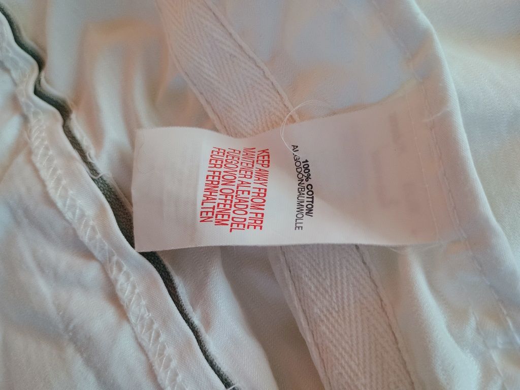 Kurtka bluza bawełniana sportowa biała cienka L r.
