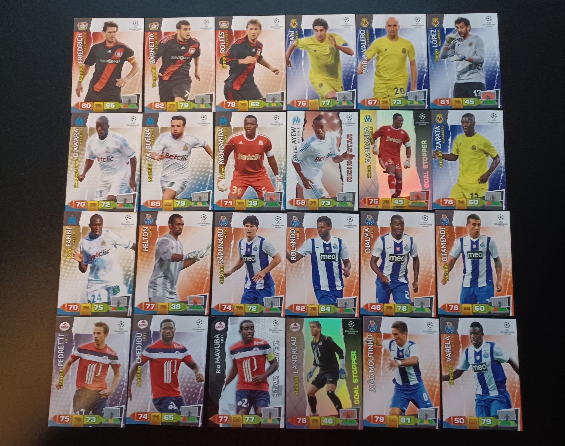 Футбольные карточки Panini Adrenalyn Xl Champions league 2011-12