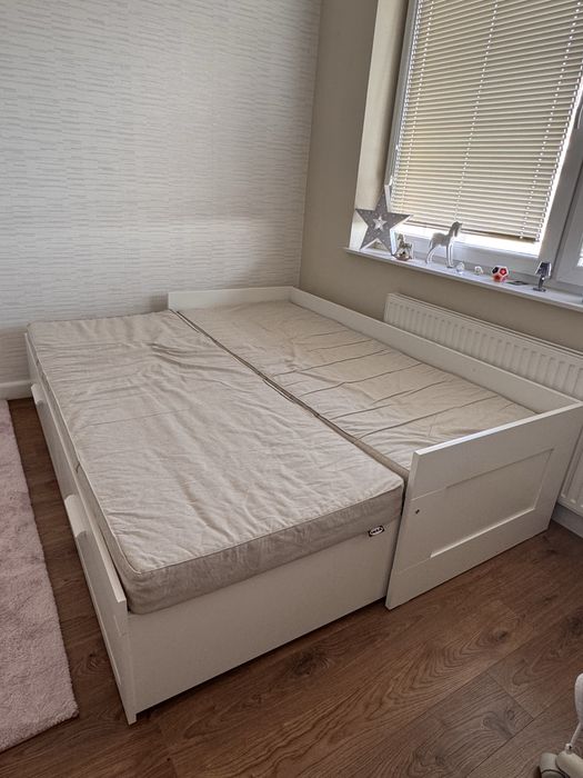 Łóżko rozkladane IKEA z szufladami