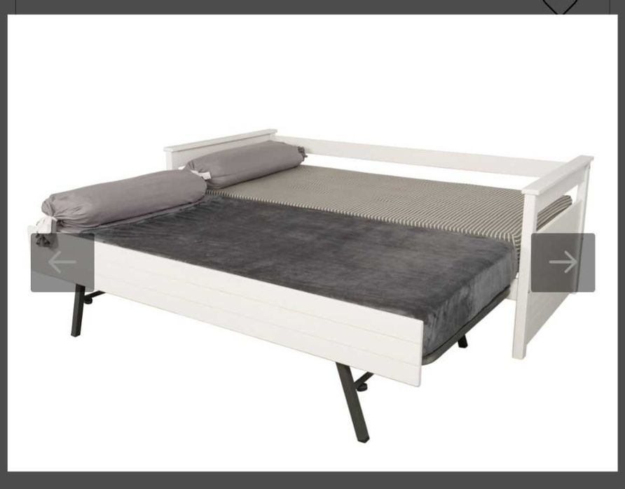Cama 90x190cm com sommier DUPLEX