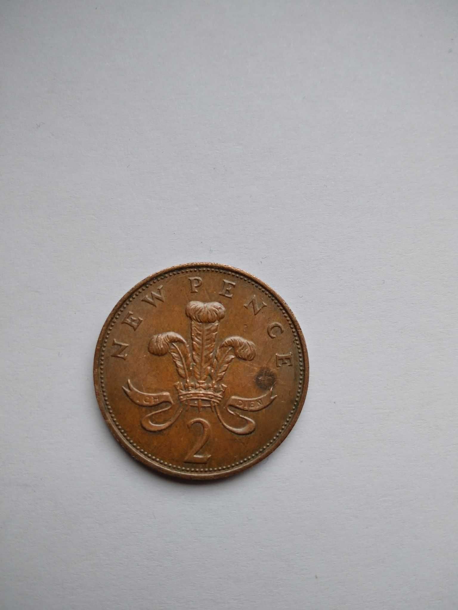 New Pence -2 z roku 1971r.