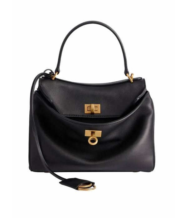 Сумка кожаная Rodeo bag mini черная натуральная мини