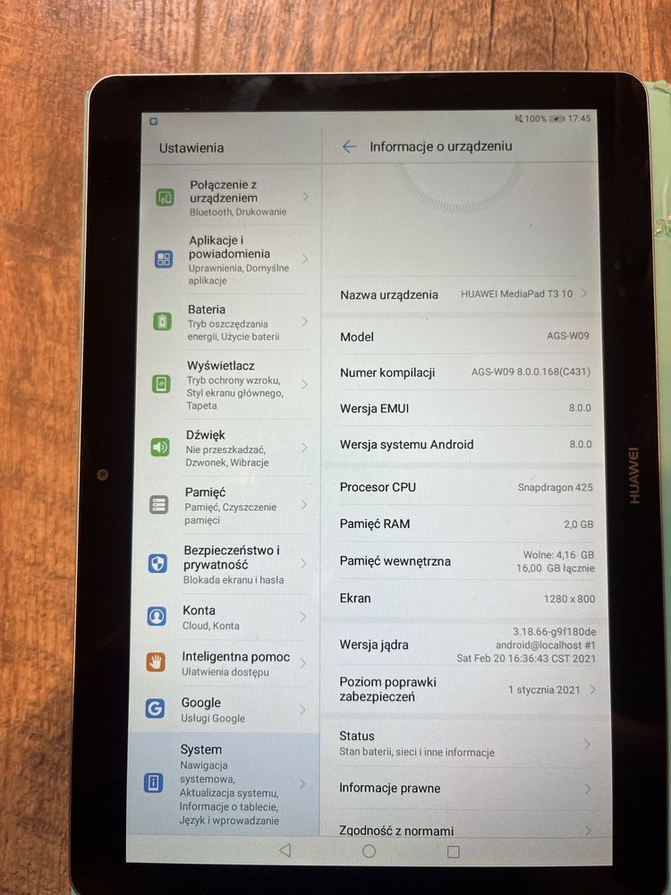 Tablet Huawei MediaPad T3 10 JAK NOWY