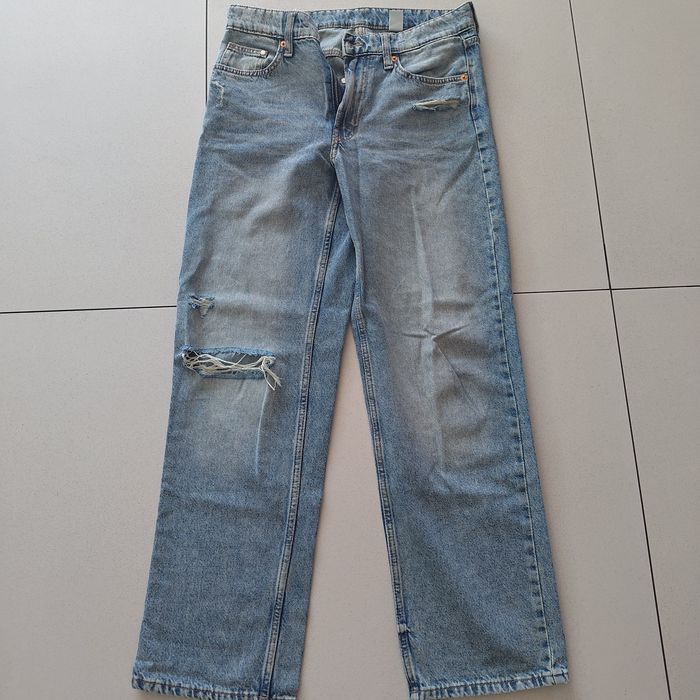 Spodnie damskie Baggy,Denim rozmiar 36