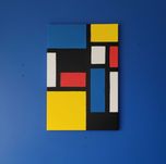 Obraz akrylowy a'la Piet Mondrian Kompozycja 40x60