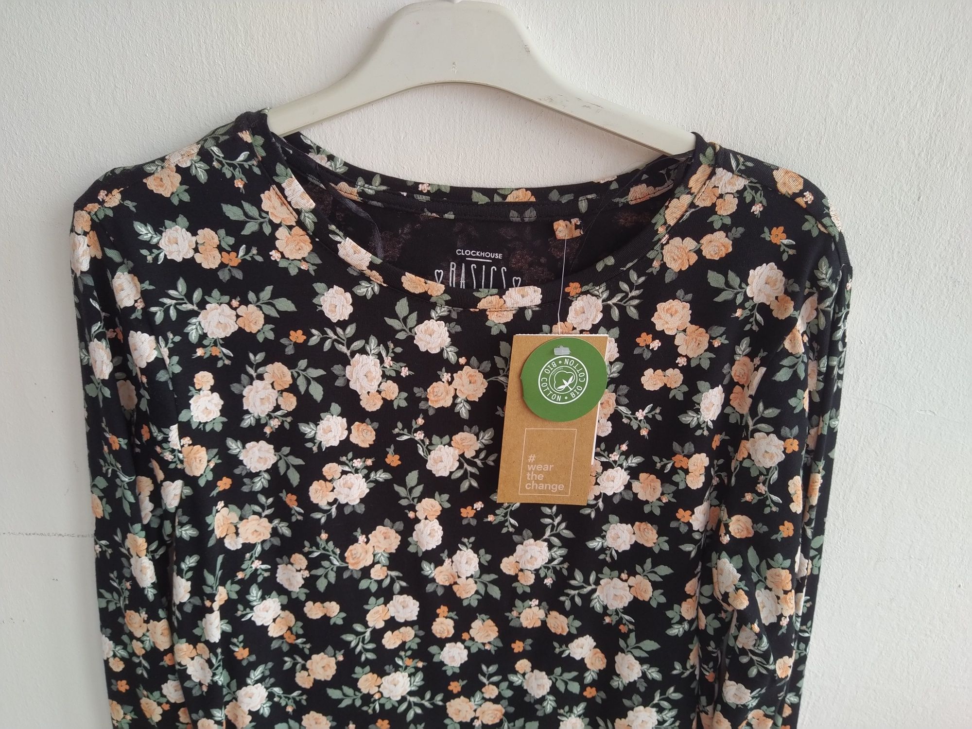 Blusa / Camisola floral elegante - C&A - Tamanho M - Nova!