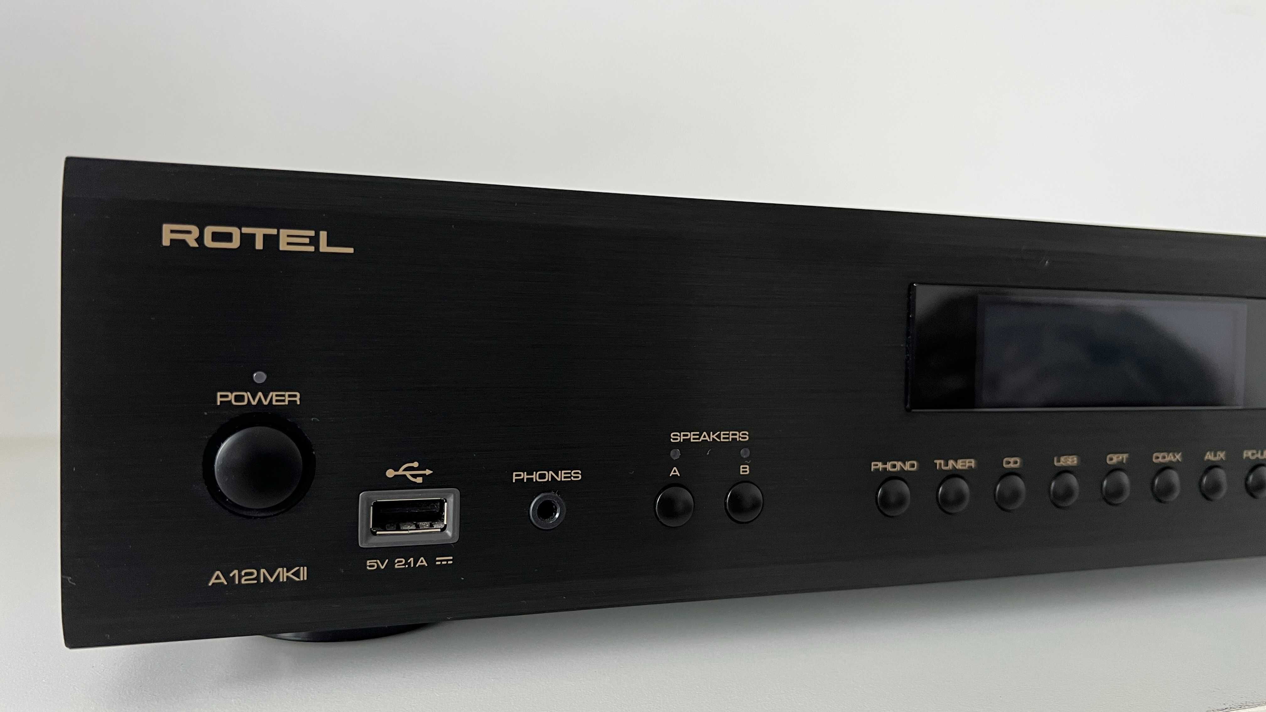 Wzmacniacz stereo Rotel A12 MkII (mk2) 60W 8ohm, Bluetooth, DAC 32 bit