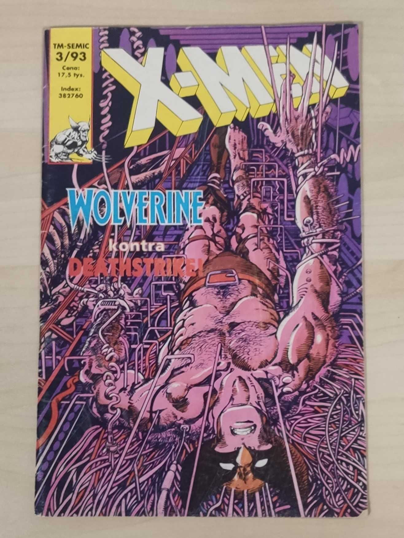 X-men Komiks "Wolverine kontra Deathstrike!" Tm-Semic 3/93