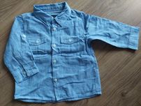 Elegancka koszula chłopięca w prążki, H&M, rozm. 74
