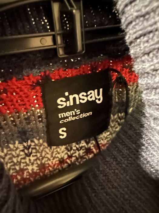 Męski sweter z golfem