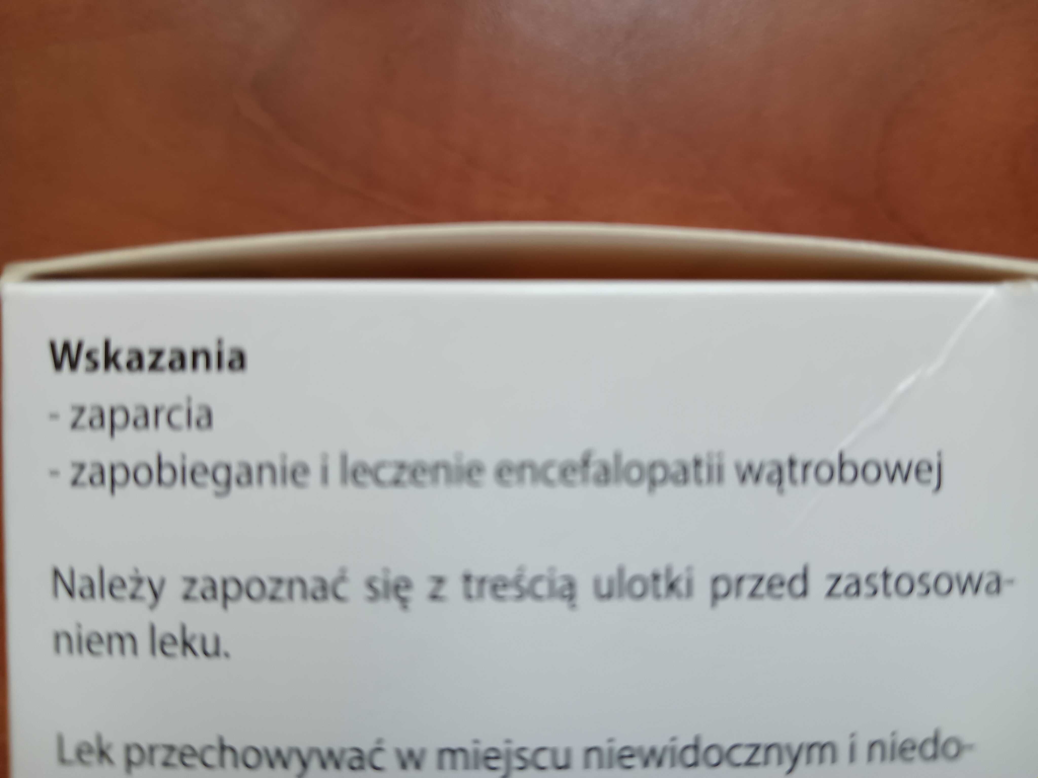 Syrop przeciw zaparciom LACTULOZA duża butelka 500ml