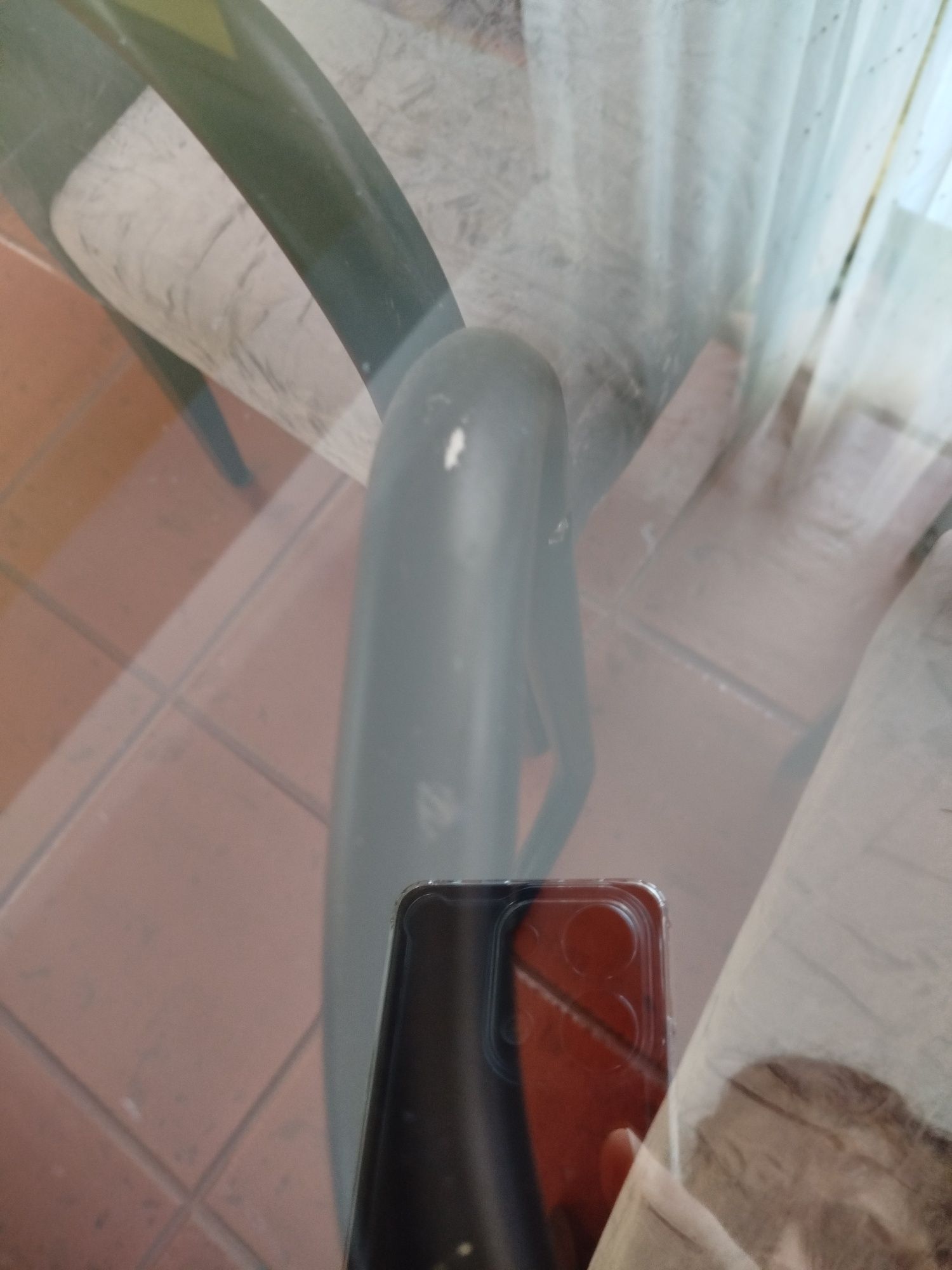 Mesa de vidro de sala de jantar