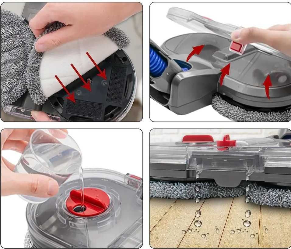 Szczotka mop głowica mopująca do ODKURZACZA DYSON V7 V8 V10 V11 V15