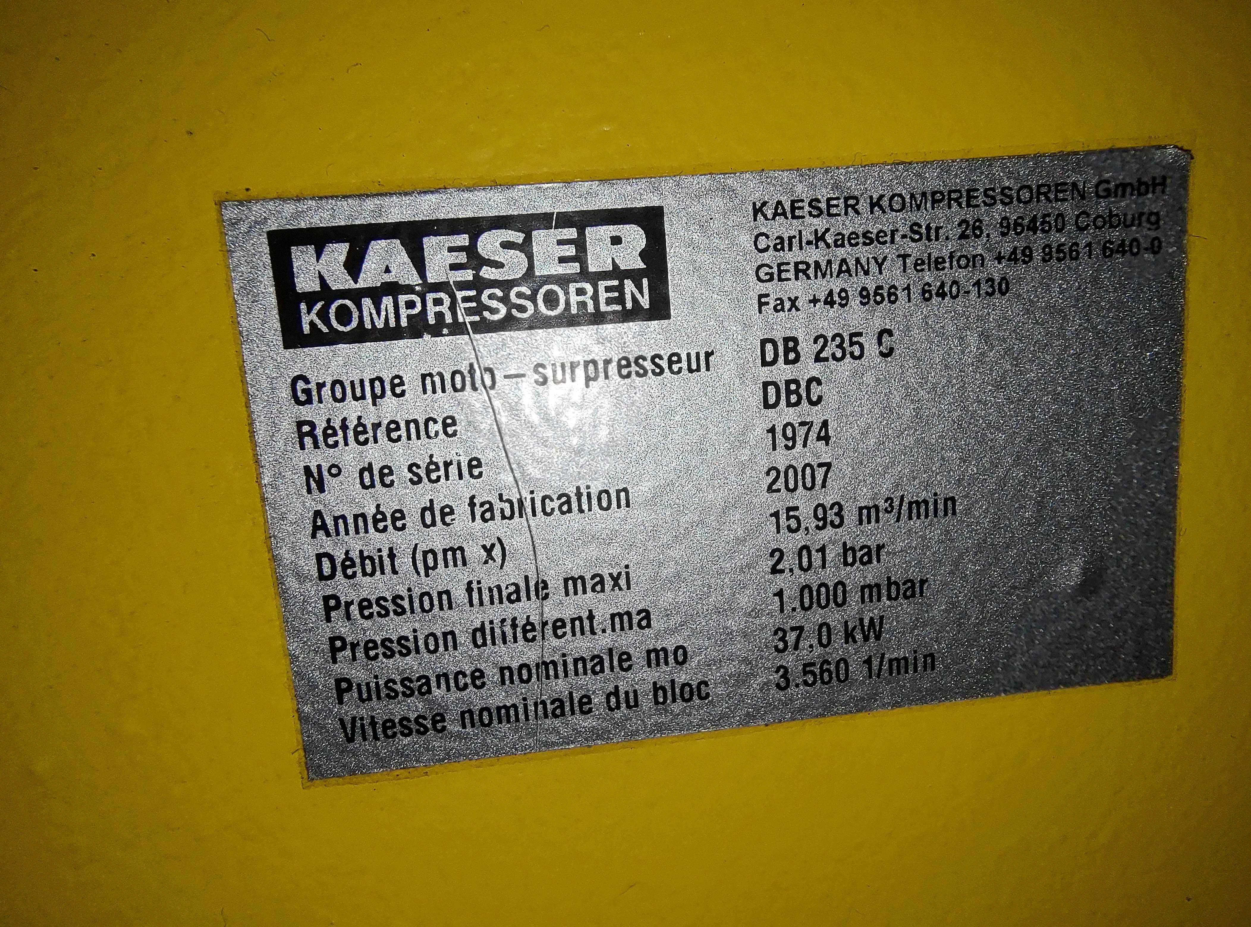 Dmuchawa (sprężarka) KAESER DB235C