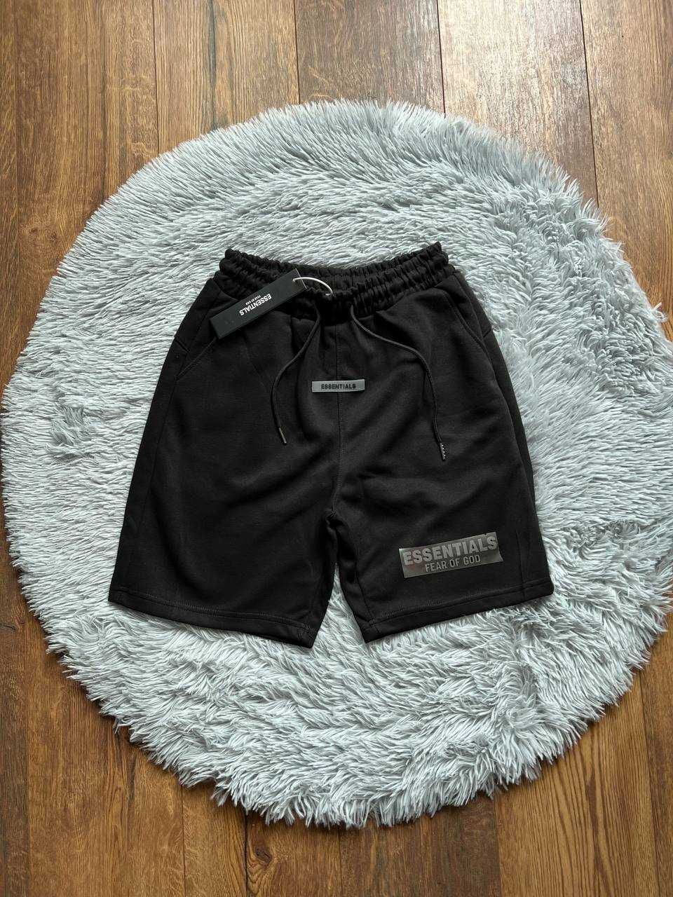 Essentials Szorty Czarne Black