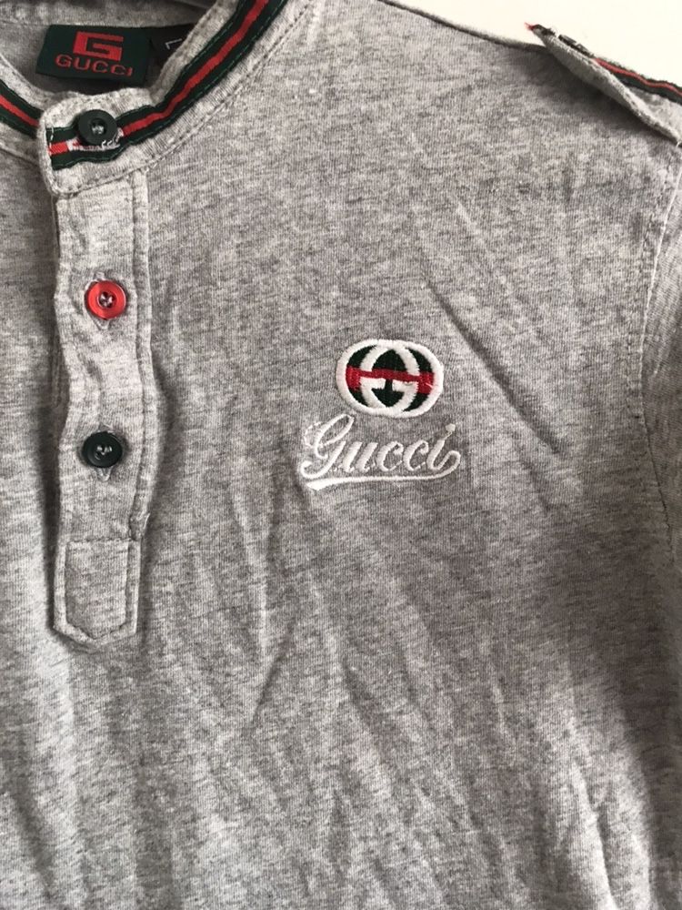 Dziecięca bluzka szare gucci