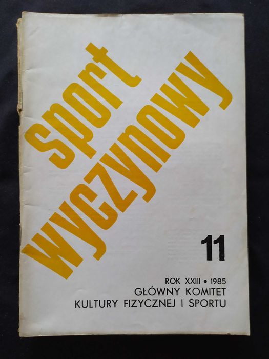 1985 Sport wyczynowy. Miesięcznik Polskiego Komitetu Olimpijskiego
