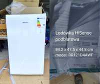 Lodówka podblatowa mała HISENSE RR121D4AWF 84.2 Biała