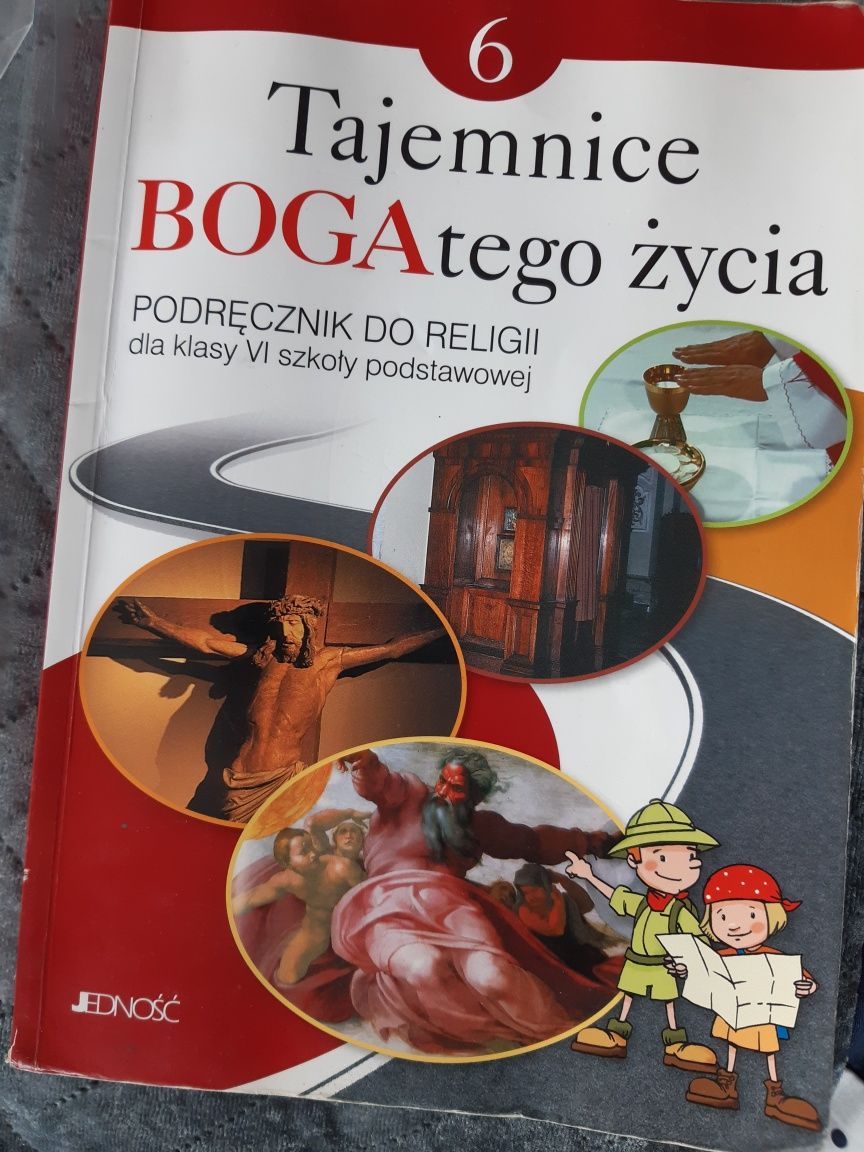 Książka i ćwiczenia Religia klasa 6 Tajemnice BOGAtego życia