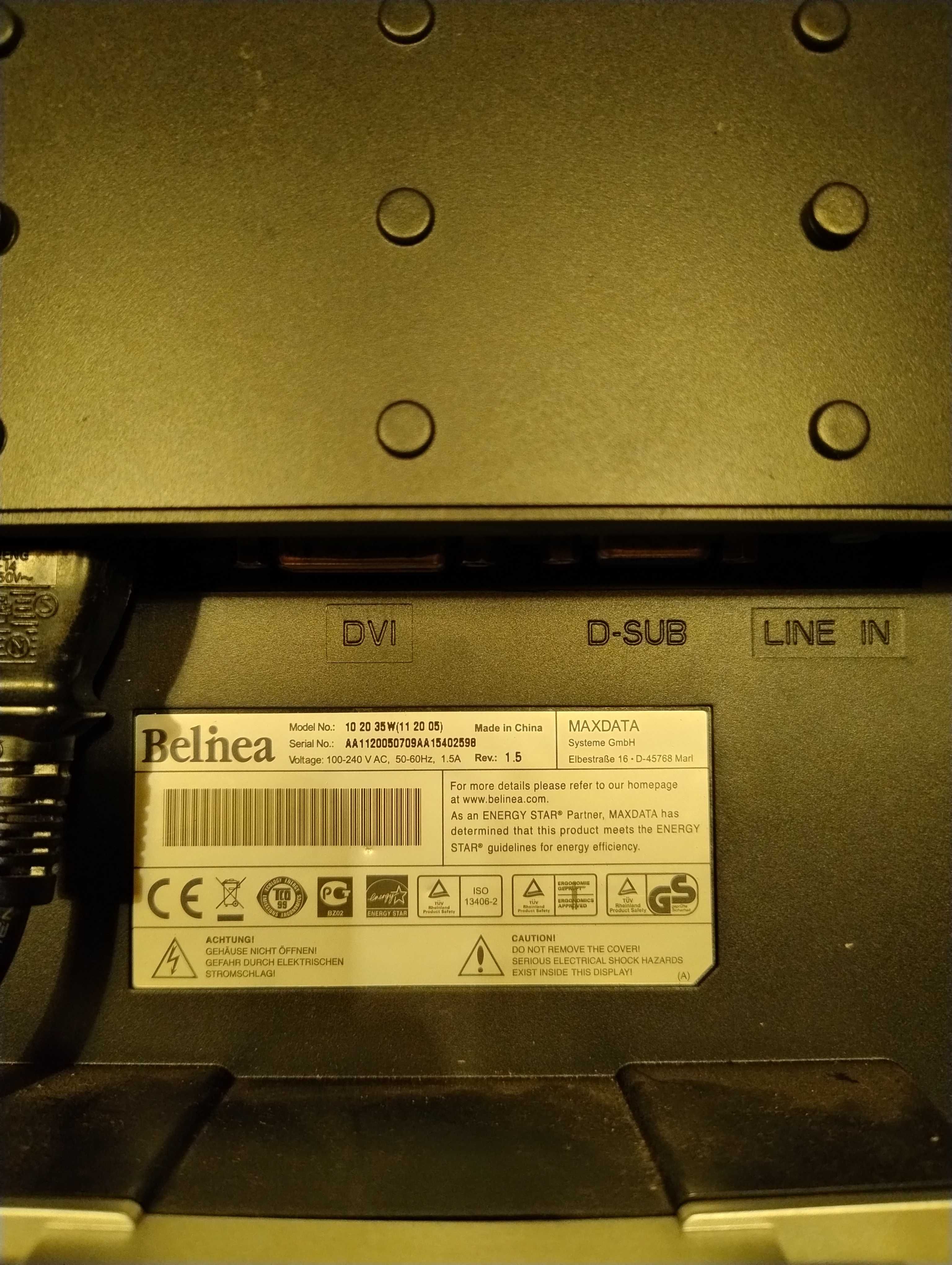 Monitor 20" Belinea 102035W (11 20 05)