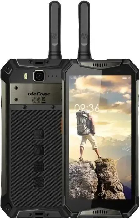 Смартфон-рація UleFone Power Armor 20WT 12/256 Black, Рація, 10850 mAh