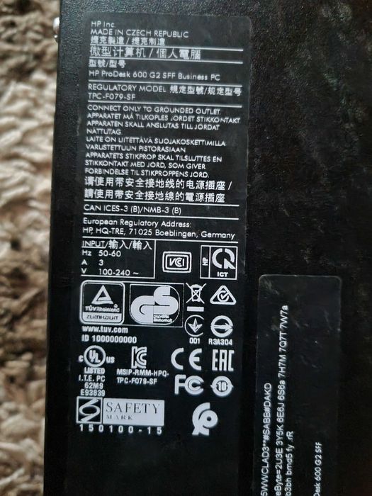 Komputer HP Prodesk 600 G2 desktop business pc stan idealny