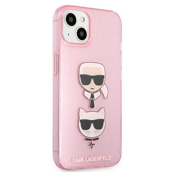 Etui Karl Lagerfeld Karl`s & Choupette Iphone 13 Mini 5,4" Różowe/Pink
