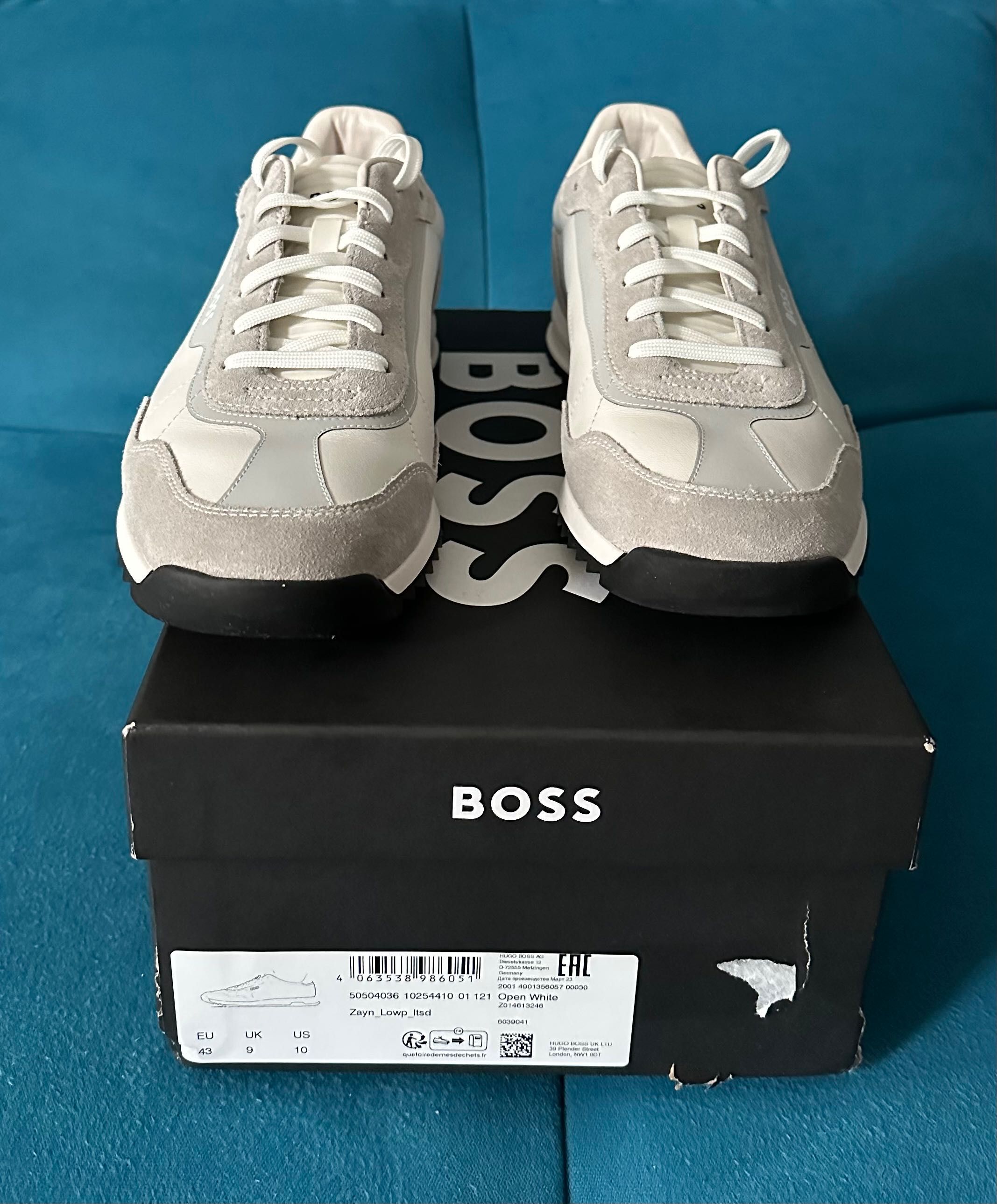 Hugo Boss mod.  Zayn wkł. 28,5 cm, roz 43 skóra