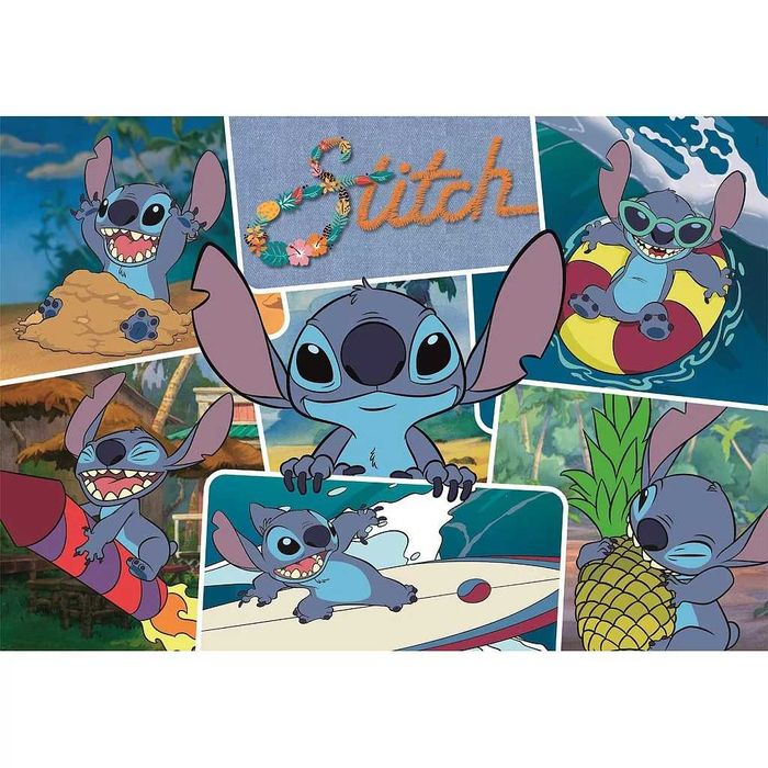 Puzzle Clementoni Disney Stitch Super 48,5x33,5cm 300 peças
