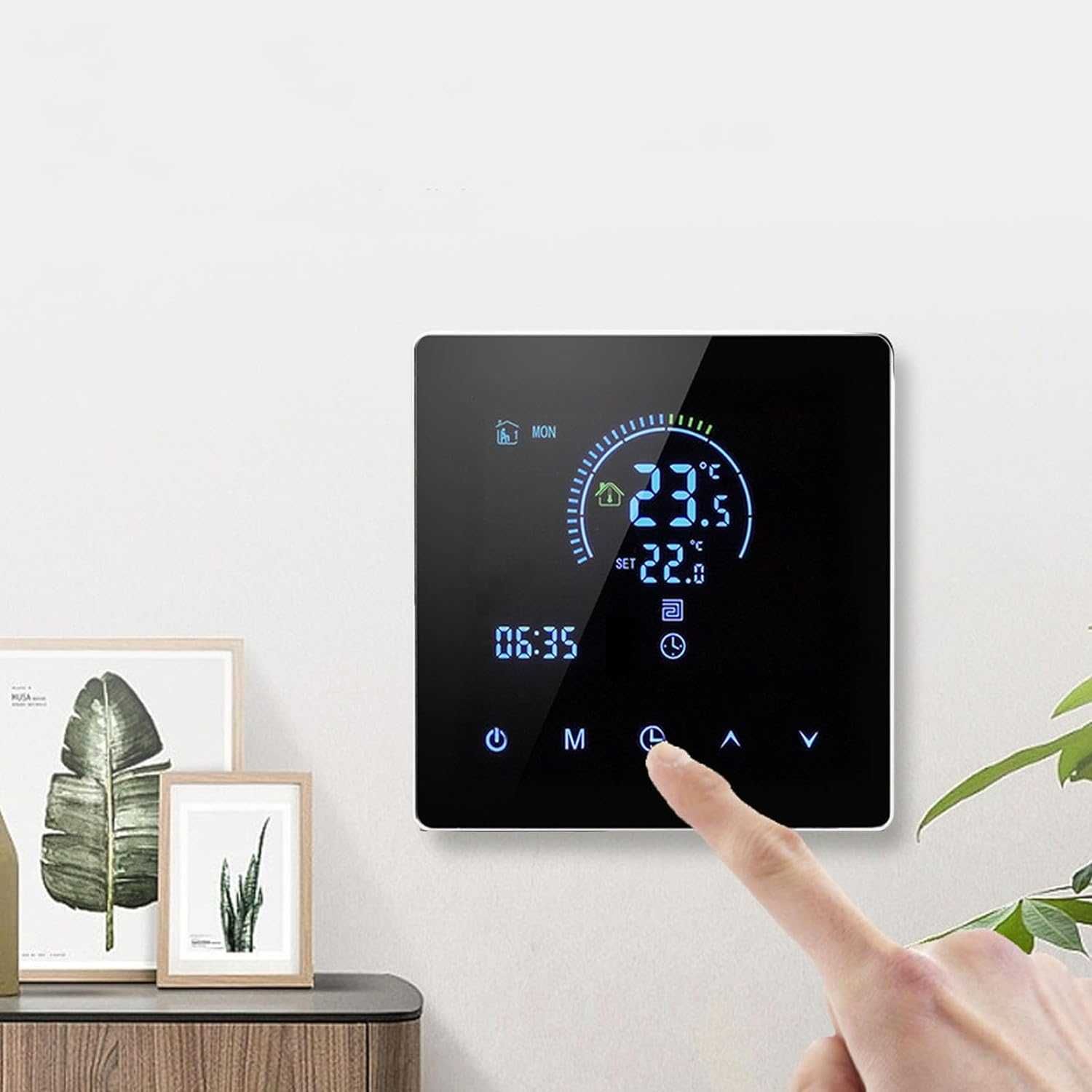 Inteligentny termostat WIFI cyfrowy do kontroli temperatury  dotykowy