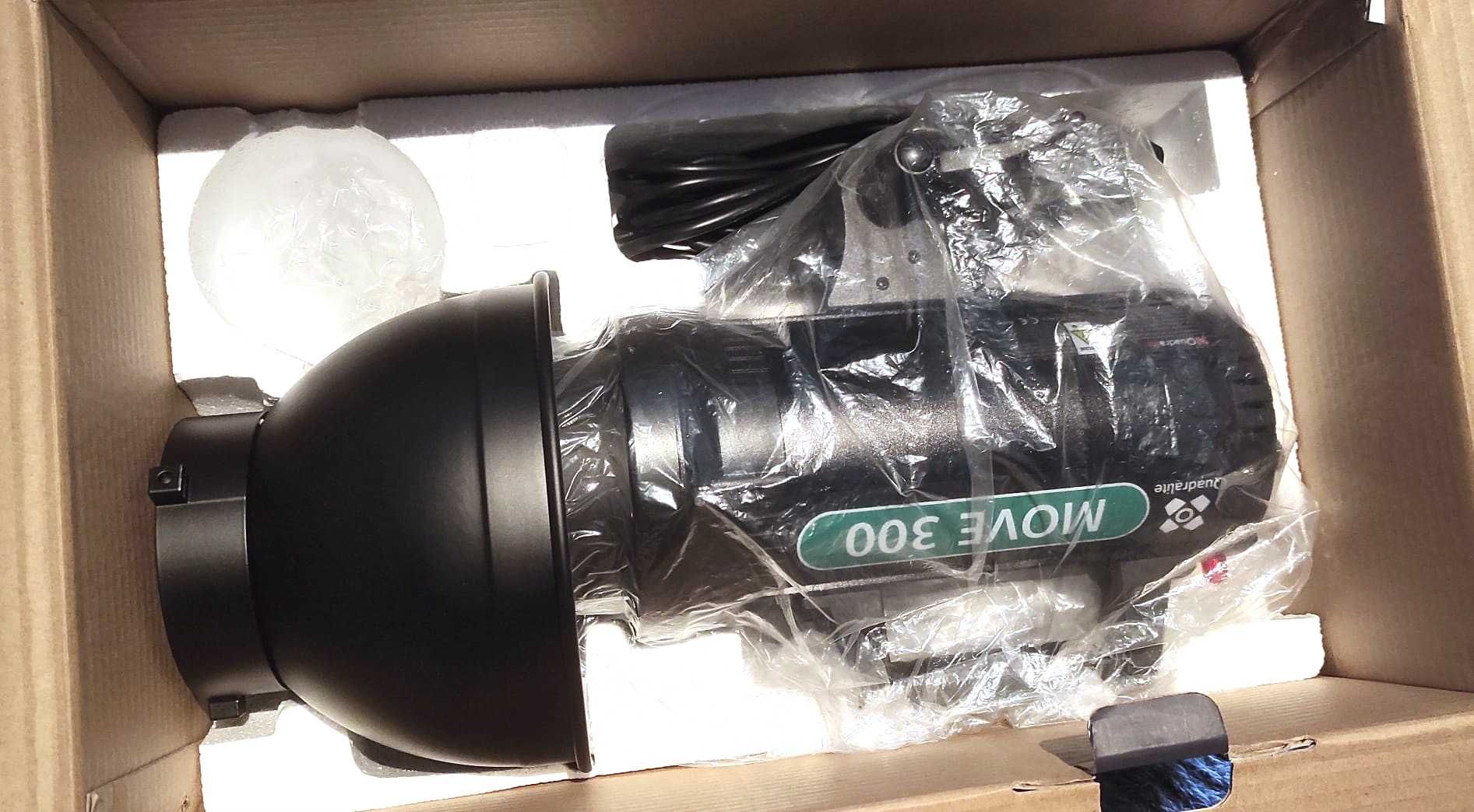 Cabeça flash fixo Quadralite Move  300w
