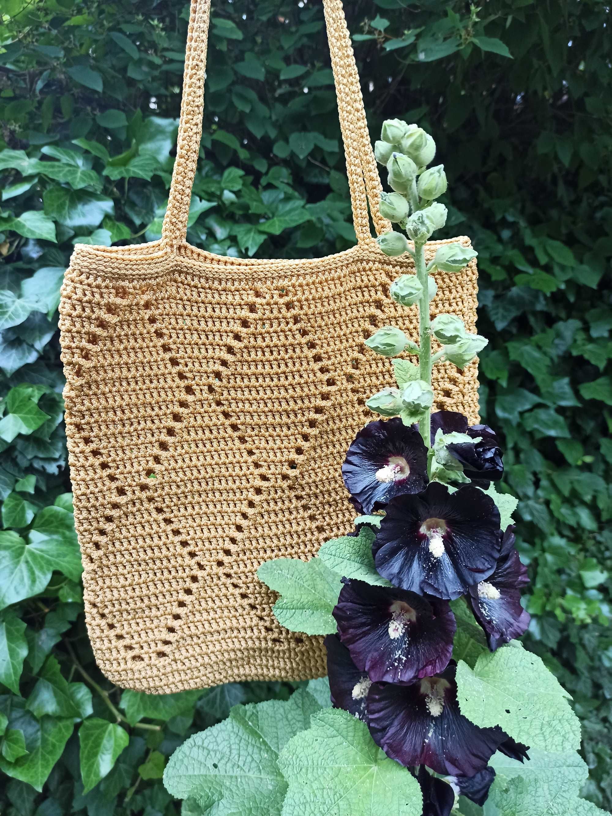 Torebka, siatka na zakupy, handmade