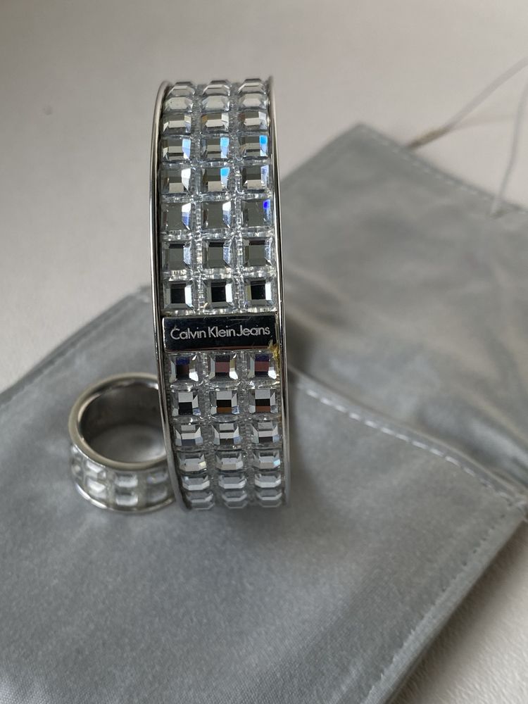 Conjunto pulseira e anel Calvin Klein