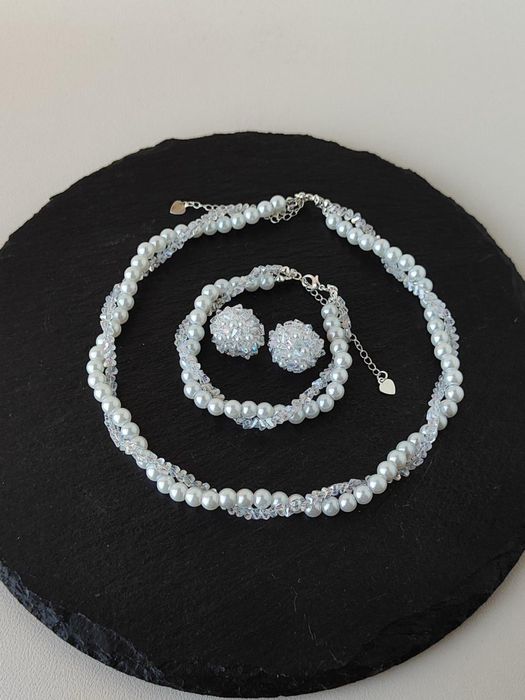 Комплект прикрас нареченої для весільного образу