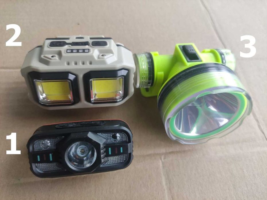 Фонарь налобный Ліхтар светодиодный белый красный LED COB сенсор 18650