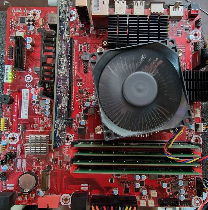 комплектAM4 mb HP MS-7A81(В350)+ AMD Ryzen™ 5 1600X+ cooler +16gb DDR4