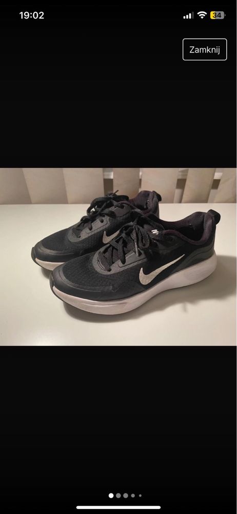 Nike buty sportowe, rozmiar 38, wkł 24cm