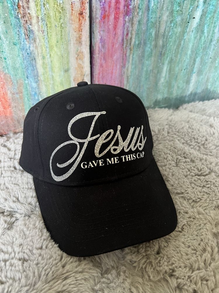 Nowa czapka z daszkiem z nadrukiem Jesus gave me this cap hat 2005