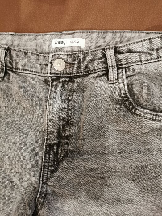 Spodnie jeans chłopięce 146