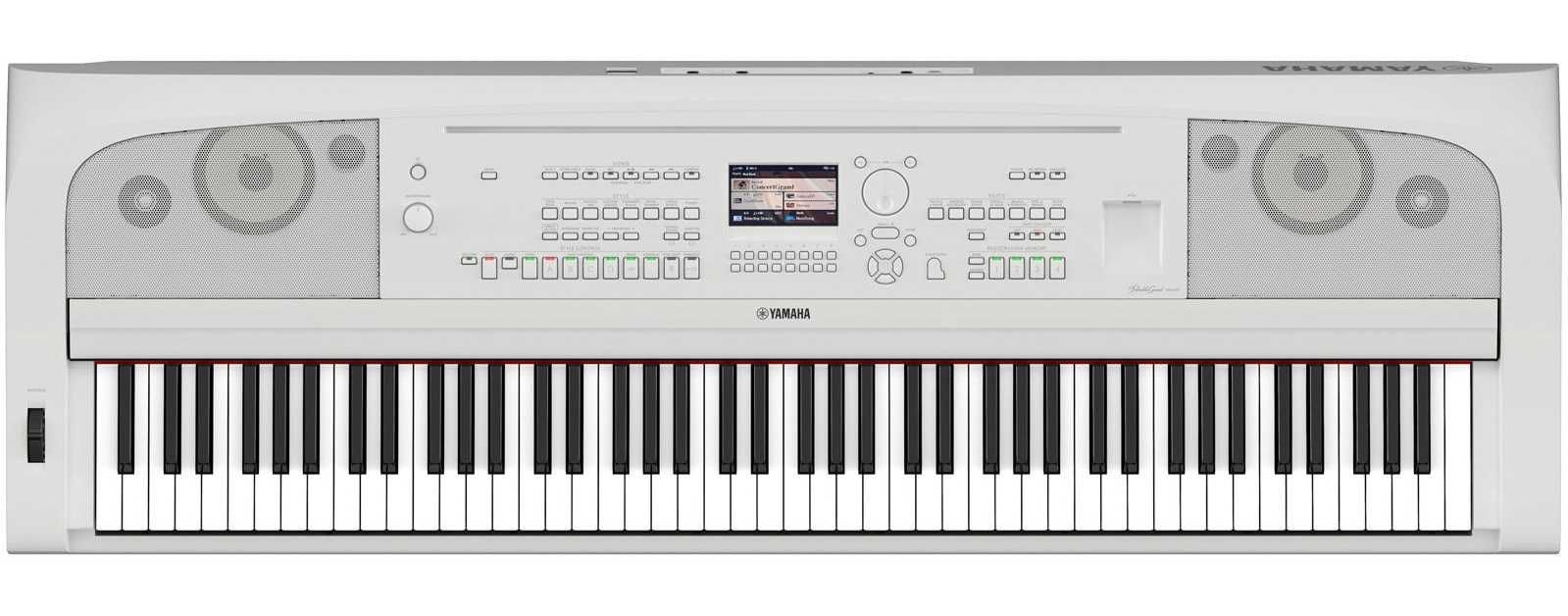 Yamaga DGX-670 Białe Pianino Keyboard + Ława Statyw Słuchawki | ZESTAW