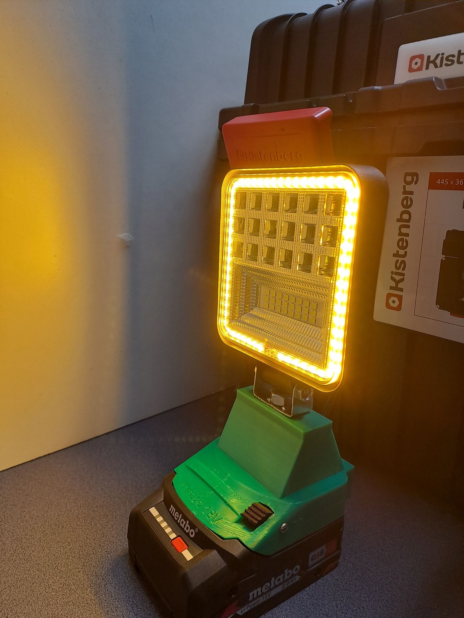 Lampa, halogen 120W na akumulator Metabo 18V