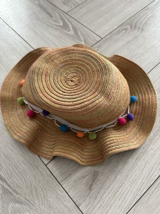 Kapelusik wiosenny letni dziecięcy dziewczęcy HM rozmiar 98/104