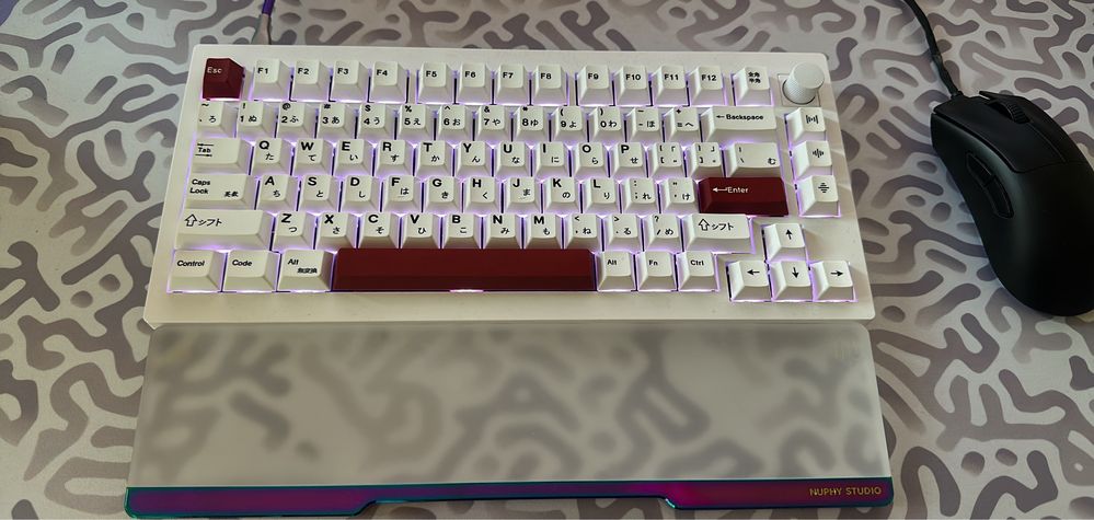 140 White Cherry Profile PBT Keycaps z japońskimi sublegendami