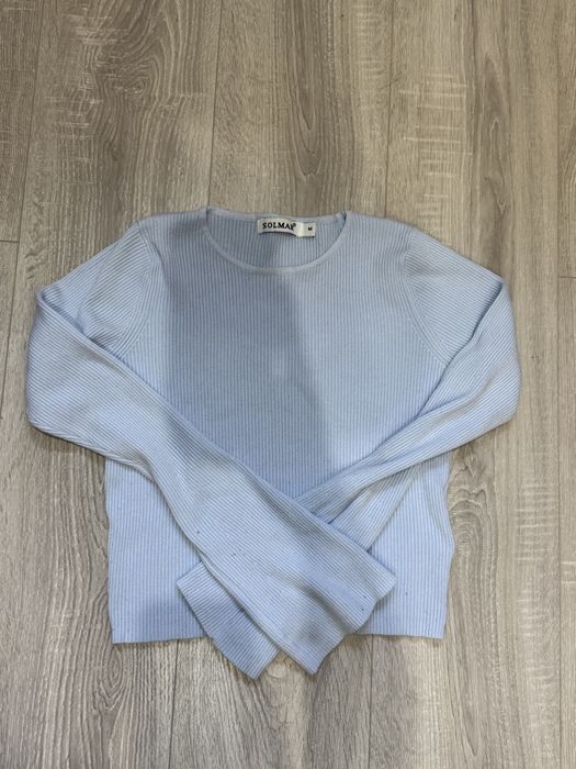 Голуба кофтинка бренду solmar , розмір M (весна/осінь/м.б. зима)
