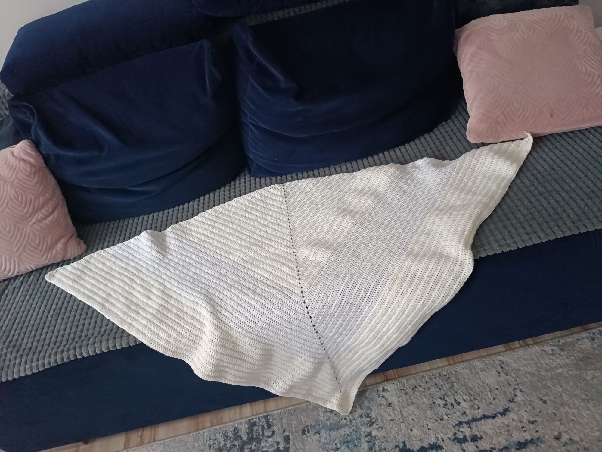 Husta na szydełku handmade